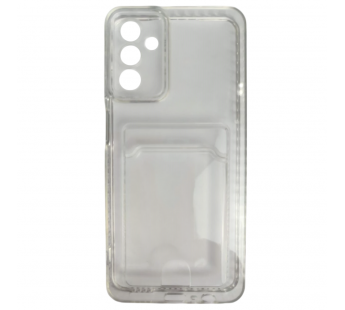Чехол силиконовый Samsung A04s с визитницей прозрачный#2134087