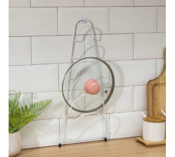 Подставка для крышек 19.5x9x46 см (белый), шт#2098099