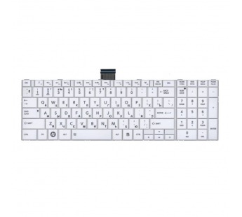 Клавиатура для ноутбука Toshiba Satellite C850/C870/C875 (белый)#2139539