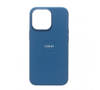Чехол для iPhone 13 Mini Silicone Case,Magsafe с анимацией, голубой#1916500
