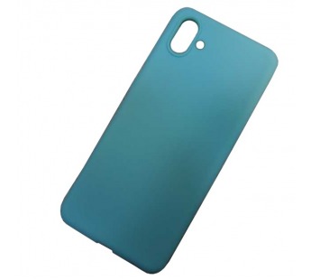 Чехол силиконовый Samsung A04 Soft Touch матовый бирюзовый#2087336