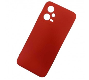 Чехол силиконовый Xiaomi POCO X5/Note 12 5G Soft Touch матовый красный#2087340