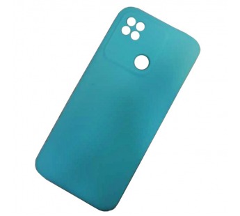 Чехол силиконовый Xiaomi Redmi 10A Soft Touch матовый бирюзовый#2087341