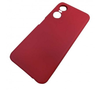 Чехол силиконовый Tecno Pop 6 Pro Silicone Cover Nano вишневый#2087040