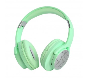 Наушники полноразмерные Bluetooth KARLER BASS K500 зеленые#1933090