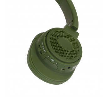 Наушники полноразмерные Bluetooth KARLER BASS MF-E10BT зеленые#1933330