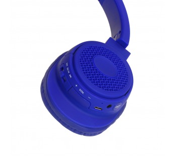 Наушники полноразмерные Bluetooth KARLER BASS MF-E10BT синие#1933325