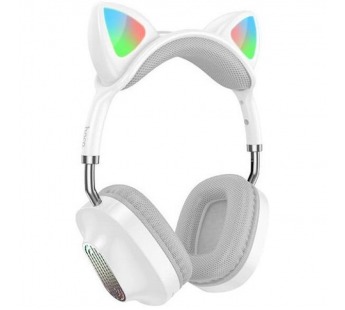 Полноразмерные Bluetooth наушники HOCO ESD13 Cat (белый)#1917543