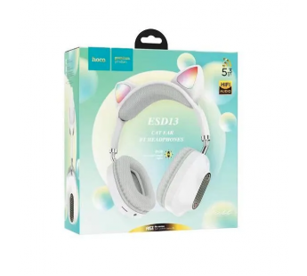 Полноразмерные Bluetooth наушники HOCO ESD13 Cat (белый)#1917544