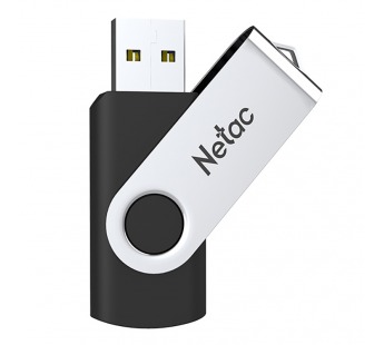 Флеш-накопитель USB 3.0 64GB Netac U505 чёрный/серебро#1919547