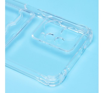 Чехол-накладка - SC276 с картхолдером для "Xiaomi Redmi Note 12 4G" (transparent) (220720)#2093552