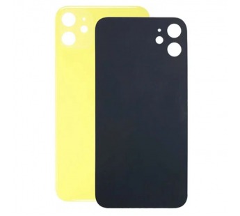 Задняя крышка для iPhone 11 (желтый) с широкими отверстиями, ориг#2077133