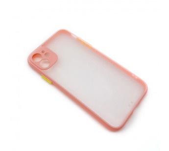 Чехол для Apple iPhone 11 розовый/прозрачный, шт#1939398