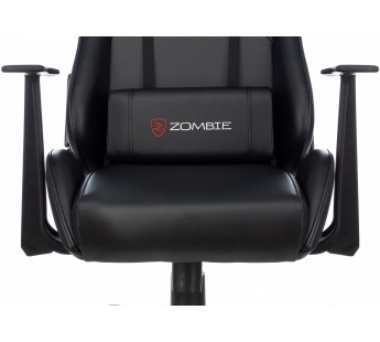 Кресло игровое Zombie Game Penta черный эко.кожа с подголов. крестов. Пластик [02.09], шт#1920786