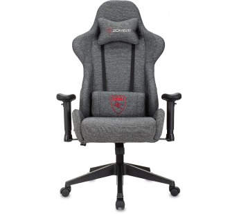 Кресло игровое Zombie Neo серый 3C1 с подголов. крестов. Пластик [02.09], шт#1920815
