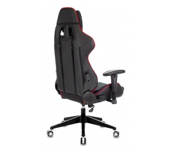 Кресло игровое Zombie VIKING 4 AERO черный/красный ткань/эко.кожа с подголов. крестов. Пластик [02.0, шт#1920806