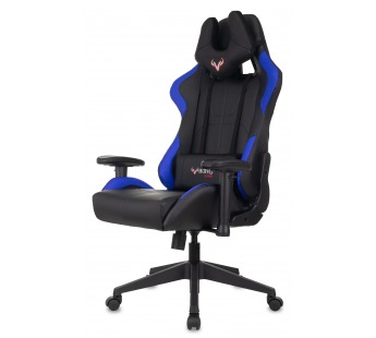 Кресло игровое Zombie VIKING 5 AERO черный/синий эко.кожа с подголов. крестов. Пластик [02.09], шт#1920770