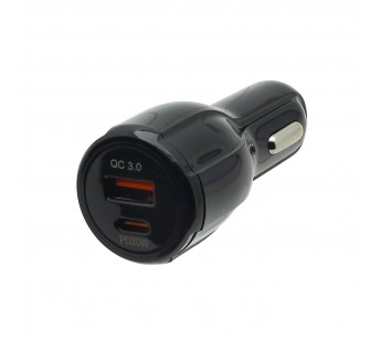 АЗУ с выходом USB P32 38W (PD20W/QC18W/1USB/1USB C) черное#1939118
