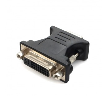 Переходник DVI-I (F) - VGA (M) Черный#2100813