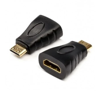 Переходник HDMI (F) - mini HDMI (M) Черный#2041555