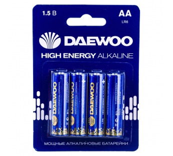 LR6 батарейки Daewoo HIGH Energy BL-4, шт#1927382