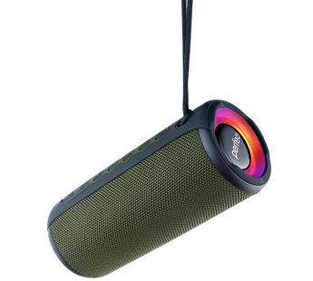 Колонка-Bluetooth Perfeo "TELAMON" FM, MP3 USB/TF, AUX, TWS, LED, HF, 40Вт, 4400mAh, зелёный#1934344