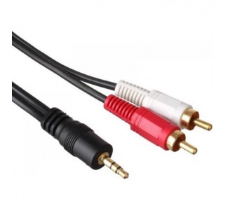 Шнур 2RCAшт. - шт.3,5мм 1,5м Gold (блистер)#2041554