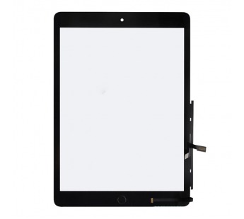 Тачскрин для iPad 9th Generation 2021 10.2" (A2602/A2603/A2604) + кнопка HOME (черный) (HC)#1982925