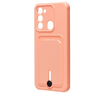 Чехол-накладка - SC304 с картхолдером для "Tecno Spark 8c/Spark Go (2022)" (light pink) (220336)#1927058