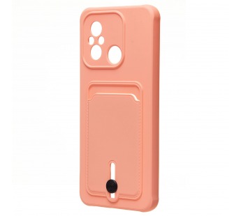 Чехол-накладка - SC304 с картхолдером для "Xiaomi Poco C55/Redmi 12C" (light pink) (220325)#1927039