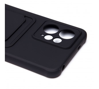 Чехол-накладка - SC304 с картхолдером для "Xiaomi Redmi Note 12 4G" (black) (220301)#2099842