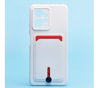Чехол-накладка - SC304 с картхолдером для "Xiaomi Redmi Note 12 4G" (white) (220296)#1927028