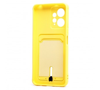 Чехол-накладка - SC304 с картхолдером для "Xiaomi Redmi Note 12 4G" (yellow) (220295)#2099832