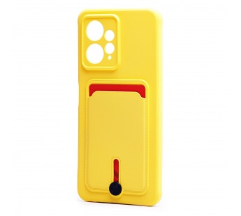 Чехол-накладка - SC304 с картхолдером для "Xiaomi Redmi Note 12 4G" (yellow) (220295)#2099833