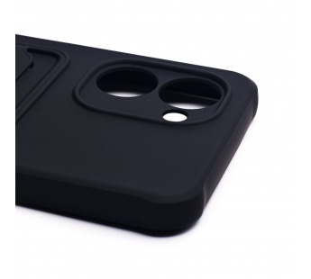 Чехол-накладка - SC304 с картхолдером для "Realme C33" (black) (220321)#2099826