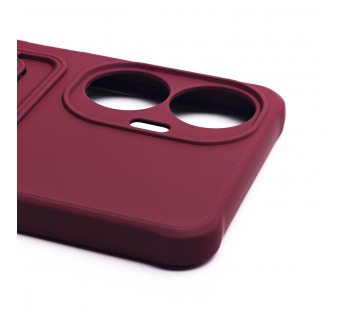 Чехол-накладка - SC304 с картхолдером для "Realme C55" (bordo) (220313)#2099808