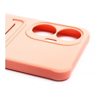 Чехол-накладка - SC304 с картхолдером для "Realme C55" (light pink) (220311)#2099802