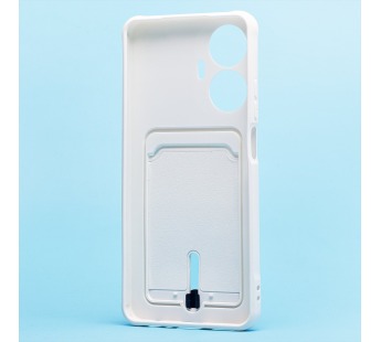 Чехол-накладка - SC304 с картхолдером для "Realme C55" (white) (220309)#2099797