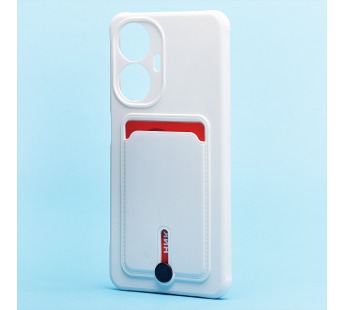 Чехол-накладка - SC304 с картхолдером для "Realme C55" (white) (220309)#2099798