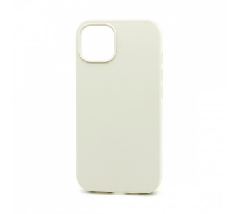 Чехол Silicone Case NEW без лого для Apple iPhone 15 Plus/6.7 (009) белый#1925211