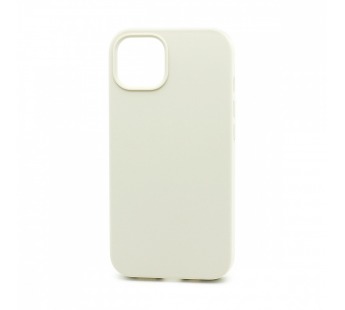 Чехол Silicone Case NEW без лого для Apple iPhone 15 Pro/6.1 (009) белый#1925209