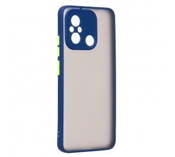 Чехол-накладка - PC041 для "Xiaomi Poco C55/Redmi 12C" (blue/black) (220770)#2087058