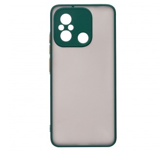 Чехол-накладка - PC041 для "Xiaomi Poco C55/Redmi 12C" (dark green/black) (220772)#1928049