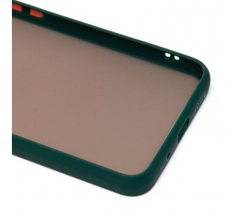 Чехол-накладка - PC041 для "Xiaomi Poco C55/Redmi 12C" (dark green/black) (220772)#2090002