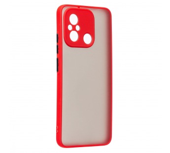 Чехол-накладка - PC041 для "Xiaomi Poco C55/Redmi 12C" (red/black) (220774)#2090000