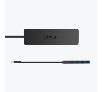 Anker адаптер 4-в-1 USB-A Ul-Slim A7516 BK#1925561