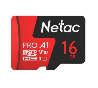 Карта флэш-памяти MicroSD 16 Гб Netac P500 Extreme Pro UHS-I (100 Mb/s) без адаптера (Class (222569)#1929515