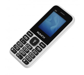 Мобильный телефон Maxvi C27 White (1,77"/0,3МП/600mAh)#1926423