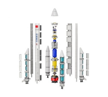 Конструктор CaDA CASCI Ракета-носитель (1500 деталей)#1926347