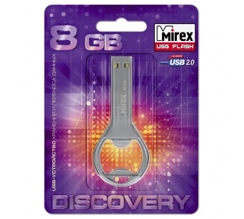 USB 2.0 Flash накопитель  8GB Mirex Bottle Opener (открывашка для бутылок)#1927811